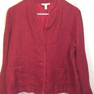 Eileen Fisher 100% Linen  Petite Jacket